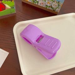 Large Clothes Peg Shaped Hair Clip for Ponytail Holder Women Girls