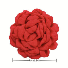 Fabric Flower Hair Claw for Women Girls Wedding Party Hair Claw