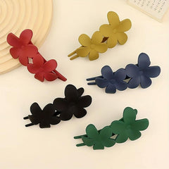 Frosted Butterfly Hair Clip Duck Billed Clip Style Solid Hair Accessories