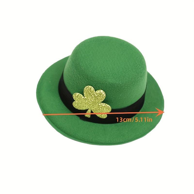 St Patrick's Green Hat Clips Headpiece Hair Accessories