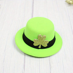 St Patrick's Green Hat Clips Headpiece Hair Accessories