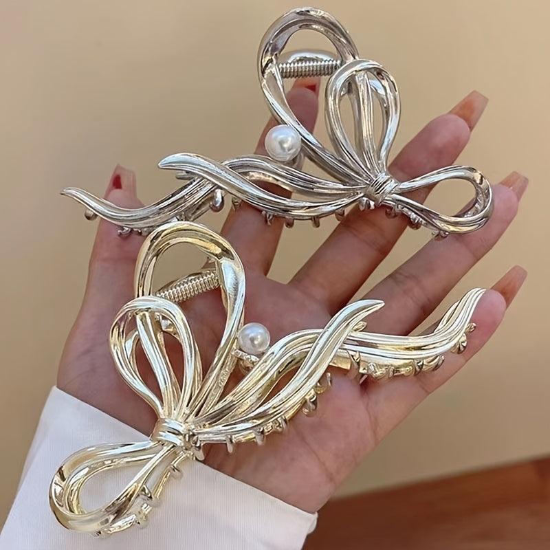2pcs Alloy Hair Claw Clip Hairpin All match Headwear Hair Accessories