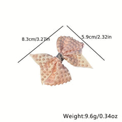 Y2K Candy Bow Hair Clips Non Slip Barrette Hair Slides Clip