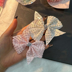 Y2K Candy Bow Hair Clips Non Slip Barrette Hair Slides Clip