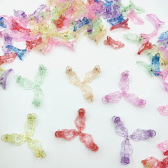 Heart Shaped Crystal Hair Clips With Sequins for Women and Girls