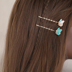 Butterfly Decor Bobby Pin Hair Clip Non Slip Accessory