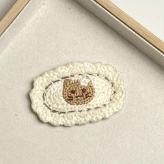 2pcs Baby Girls Knitted Cat Hair Clip Side Bang Sweet Hair Clip