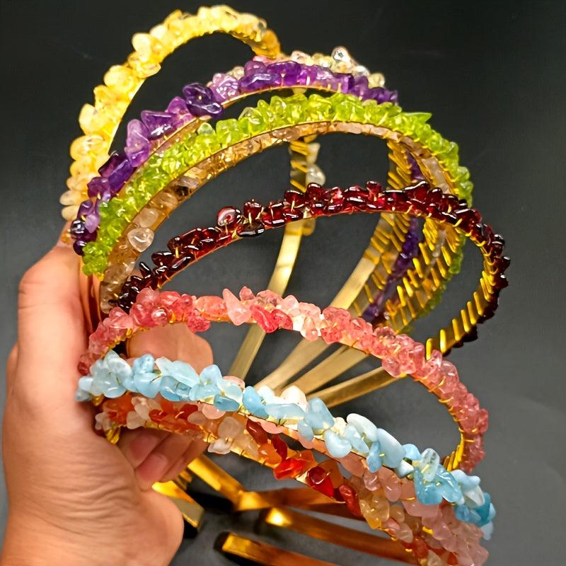 Crystal Crown Gothic Bridal Headband