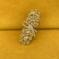Flower Hair Clip Rhinestone Bridal Hair Accessory