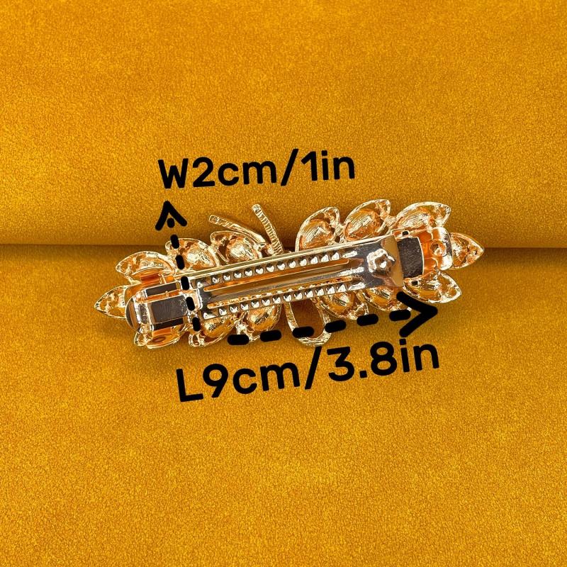 Flower Hair Clip Rhinestone Bridal Hair Accessory