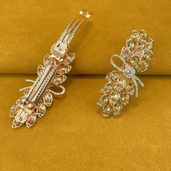 Flower Hair Clip Rhinestone Bridal Hair Accessory