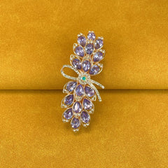 Flower Hair Clip Rhinestone Bridal Hair Accessory