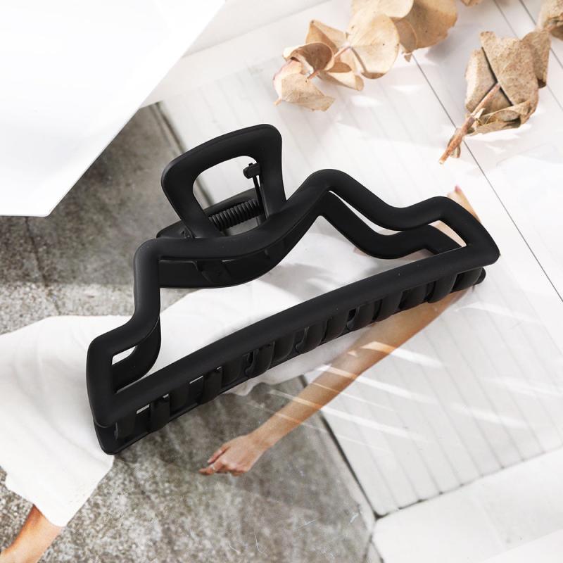 Matte Hair Claw Clip Non Slip Strong Grip Hair Jaw Clip For Thick Hair