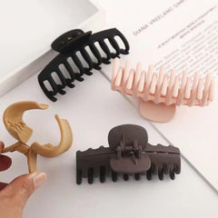 4pcs Matte Large Hair Claw for Women Strong Hold Barrettes