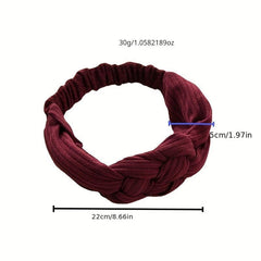 Wide Knot Headband for Women Cross Knot Hairband Hair Accessories