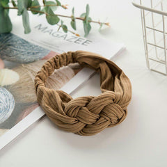 Wide Knot Headband for Women Cross Knot Hairband Hair Accessories