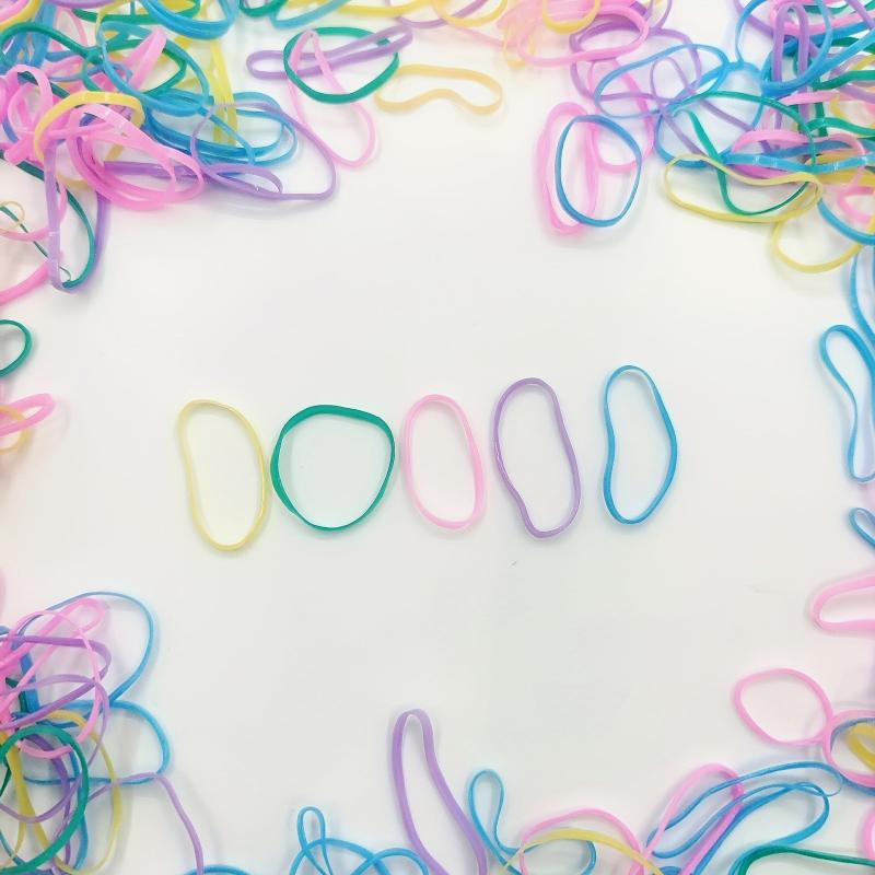 Macaroon Rubber Band Hair Rope Headband for Baby - Hair Tie for Baby Girl