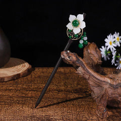 Wooden Hairpin Tassel Shake Hairpin Ancient Style Headdress