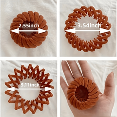 Velvet Bird Nest Clip Hair Bun Accessory for Women