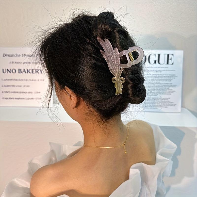 Gradient Hair Claw Wheat Ear Shaped Hair Claw Clip