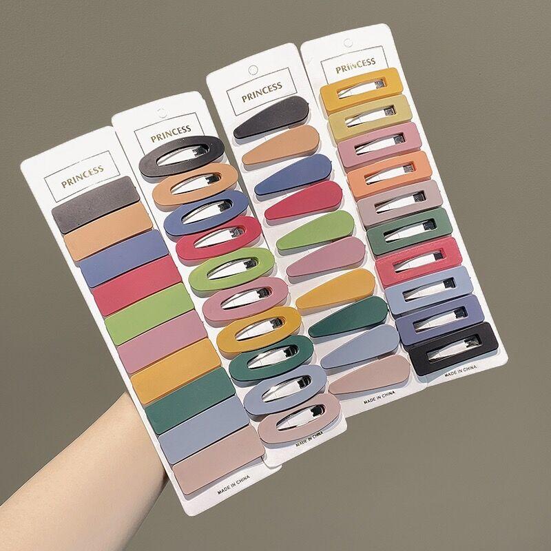 10pcs Sweet Snap Clip Bangs Y2K Hair Accessories