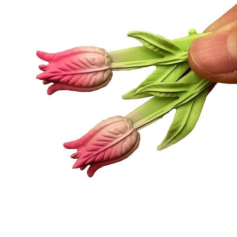 2pcs Tulip Hair Clip Flower Hair Clip For Side Hair Bang