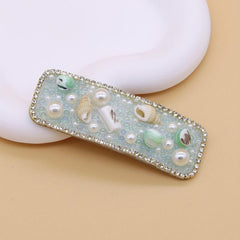 Pearl Snap Clip Shell Decor Hair Clip Side Hair Bang Sweet Hair Clip
