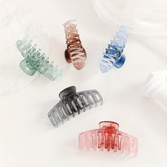 5pcs Gradient Hair Claw Shark Claw Large Back Head Hair Clip Hair Accessories