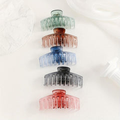 5pcs Gradient Hair Claw Shark Claw Large Back Head Hair Clip Hair Accessories