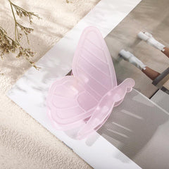Jelly Butterfly Grip Clip Hair Accessories Frosted Spray
