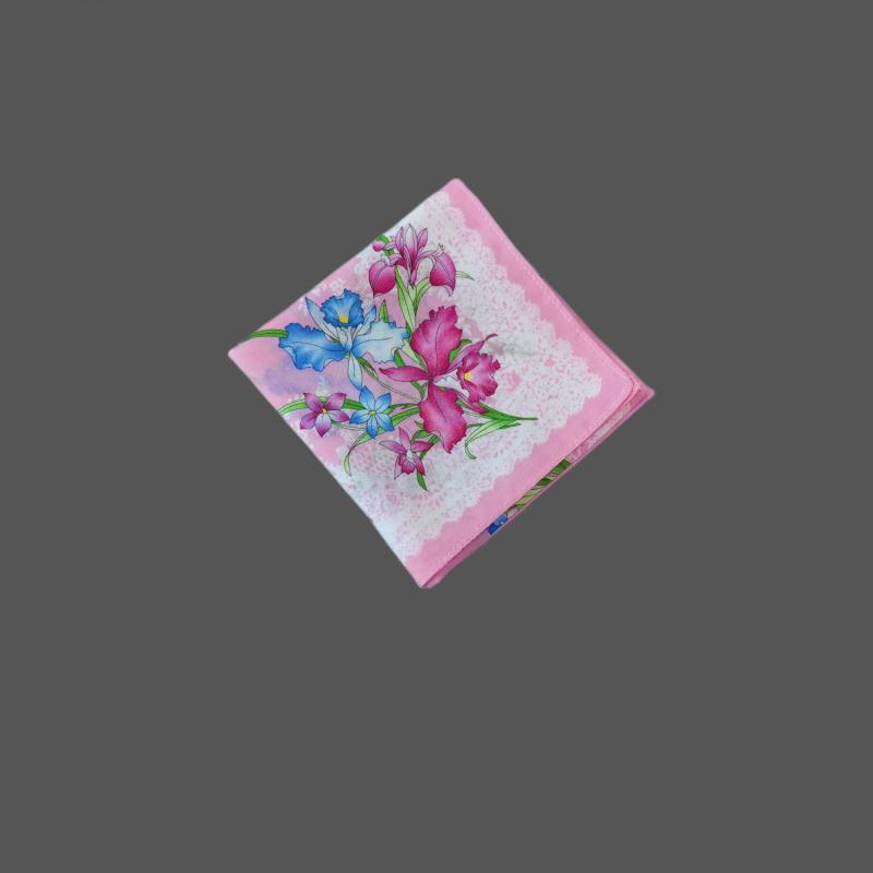 Women's Soft Handkerchief in Pink Purple