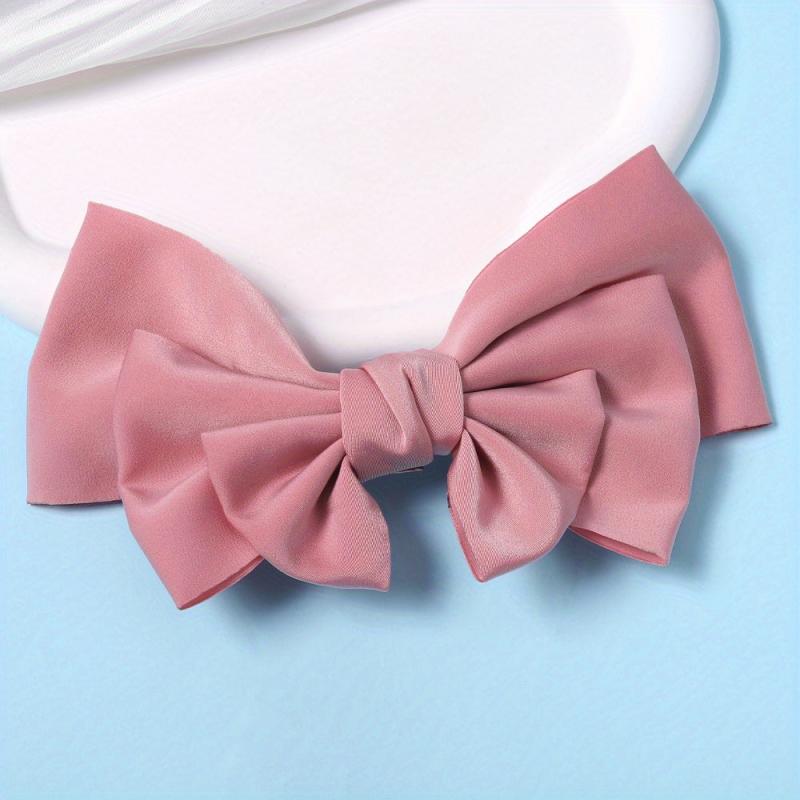 Large Bow Barrette French Hair Clip For Women Girls