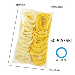 300PCS Hair Ties High Elasticity Hair Rope Accessories