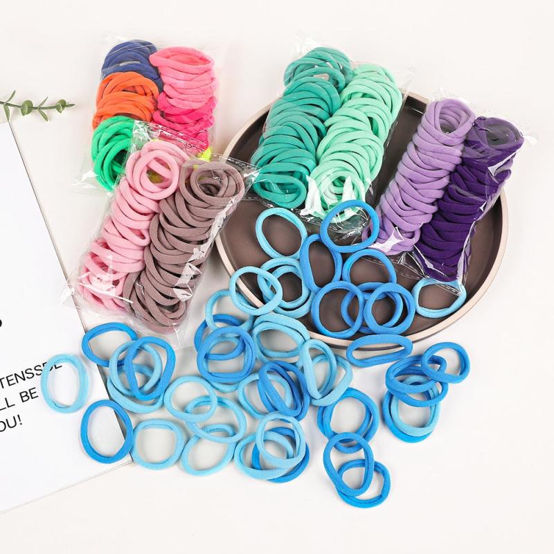 300PCS Hair Ties High Elasticity Hair Rope Accessories
