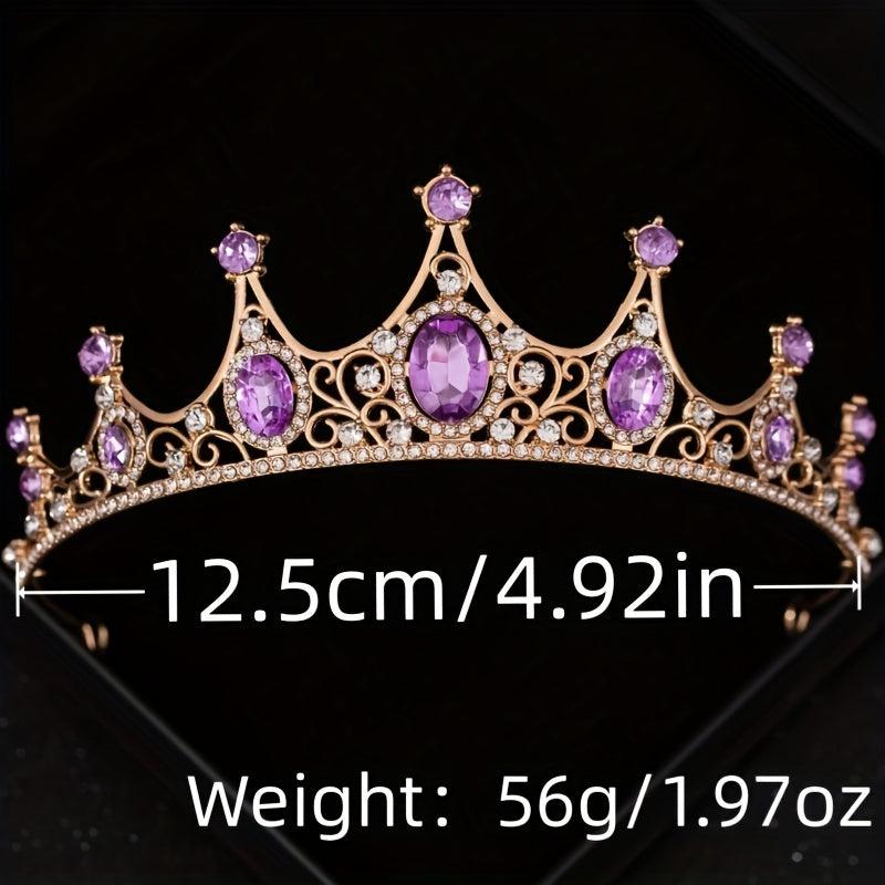 Rhinestone Crystal Crown Wedding Hair Accessory