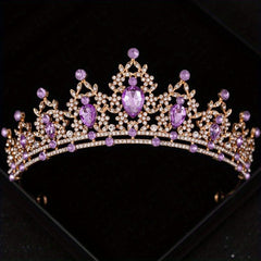 Rhinestone Crystal Crown Wedding Hair Accessory