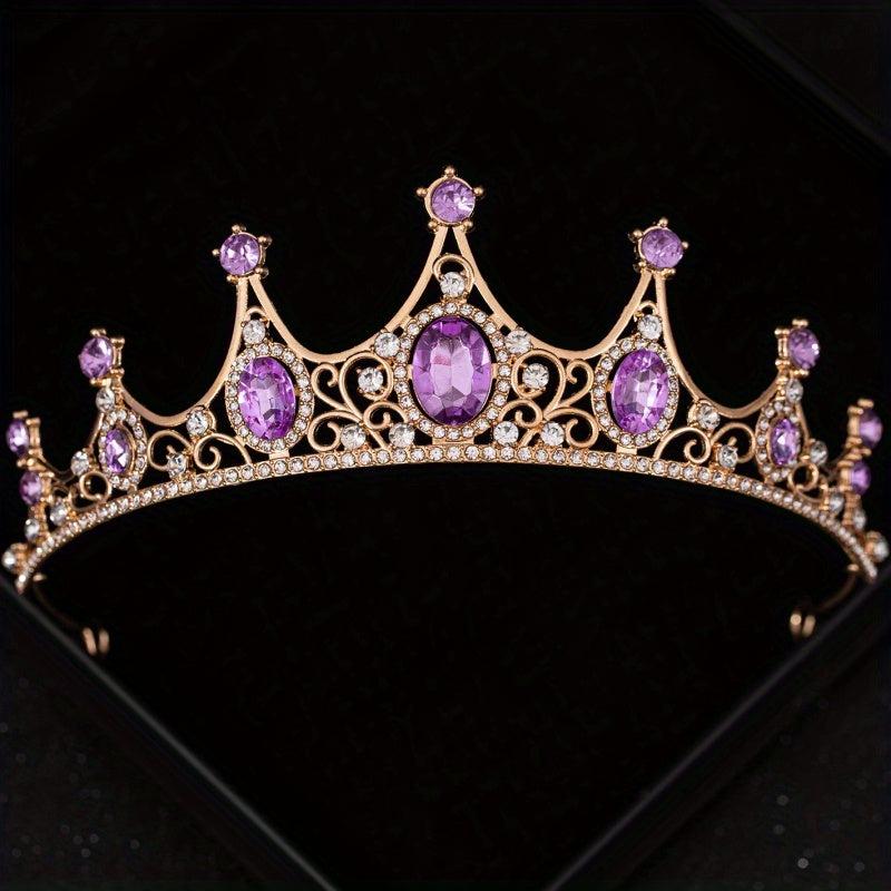 Rhinestone Crystal Crown Wedding Hair Accessory