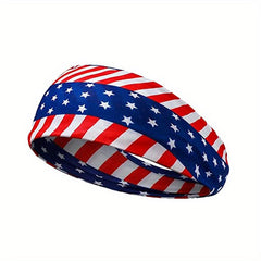 American Flag Headband Independence Elements Hair Band