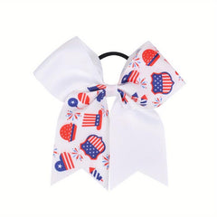 American Independence Swallowtail Bow Hair Tie for Kids