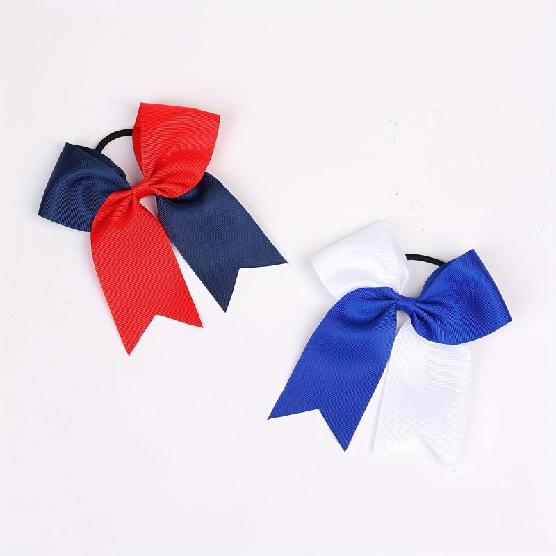 American Independence Swallowtail Bow Hair Tie for Kids