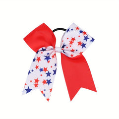 American Independence Swallowtail Bow Hair Tie for Kids