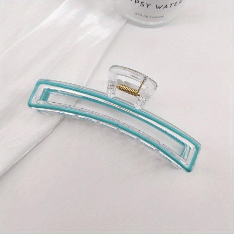 Enamel Hair Clip Solid Hair Accessory for Girls and Women