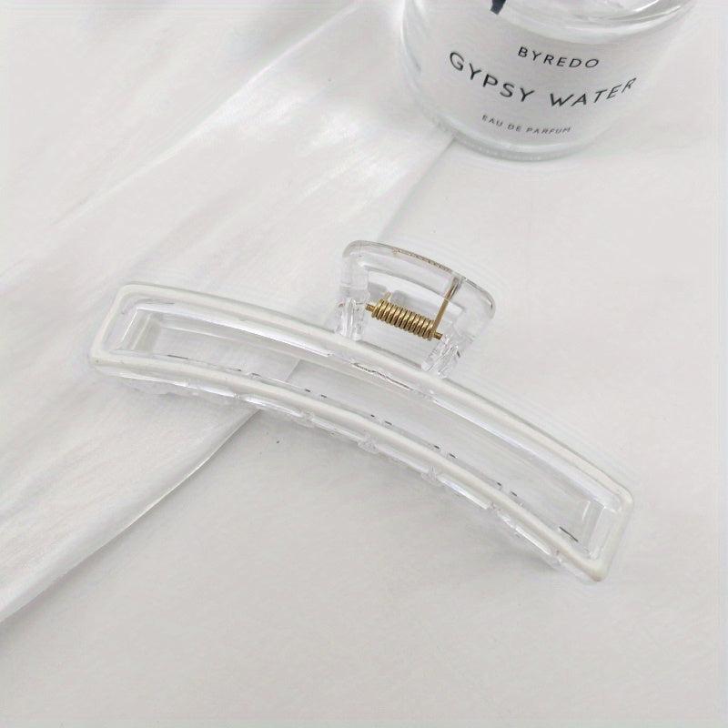 Enamel Hair Clip Solid Hair Accessory for Girls and Women