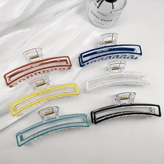 Enamel Hair Clip Solid Hair Accessory for Girls and Women