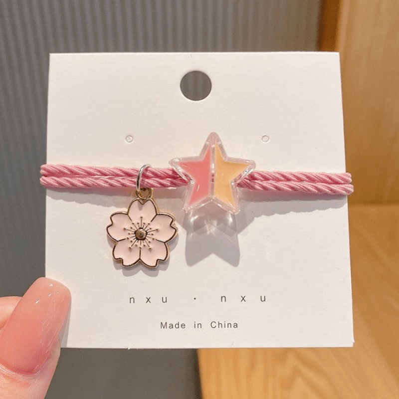 Colorful Star Hair Ring Girls Hair Accessories