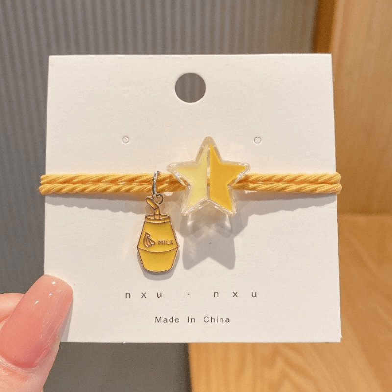 Colorful Star Hair Ring Girls Hair Accessories