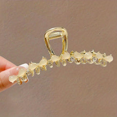 Opal Rhinestone Hair Claw Shark Claw Head Jewelry Hair Accessories For Women