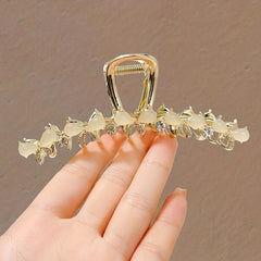 Opal Rhinestone Hair Claw Shark Claw Head Jewelry Hair Accessories For Women
