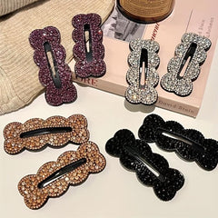 Rhinestone Hair Clip Snap Clip Side Clip Bangs Clip Head Jewelry Hair Accessorie