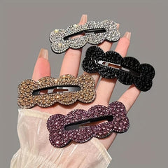 Rhinestone Hair Clip Snap Clip Side Clip Bangs Clip Head Jewelry Hair Accessorie